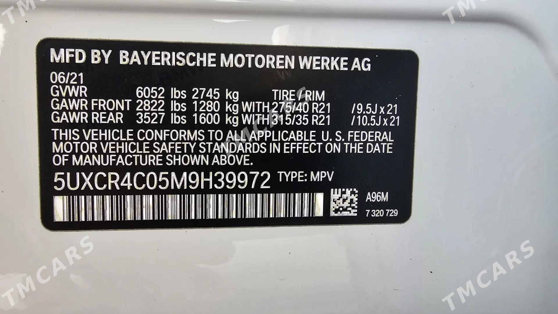 BMW X5 2021 - 1 000 000 TMT - Garadamak - img 4