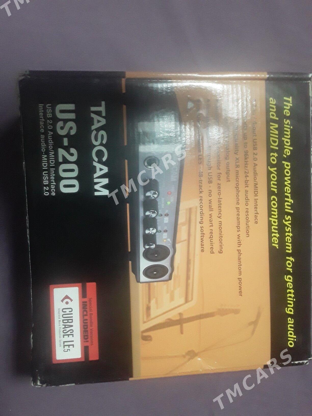 ses kart TASCAM US-200 studio - Дянев - img 3