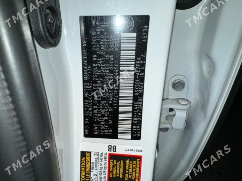 Toyota Avalon 2019 - 555 000 TMT - Aşgabat - img 8