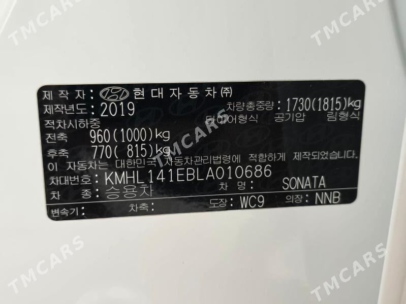 Hyundai Sonata 2019 - 277 000 TMT - Garadamak - img 10