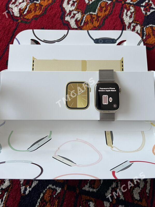 Apple Watch 9 stainless steel🟡 - Ашхабад - img 2