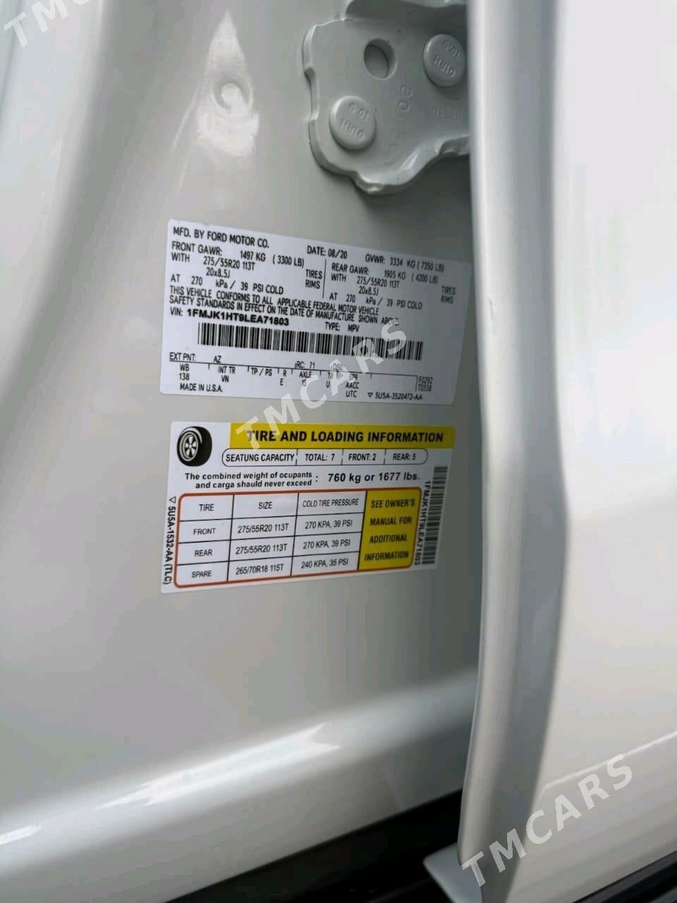 Ford Expedition 2020 - 510 000 TMT - Aşgabat - img 10