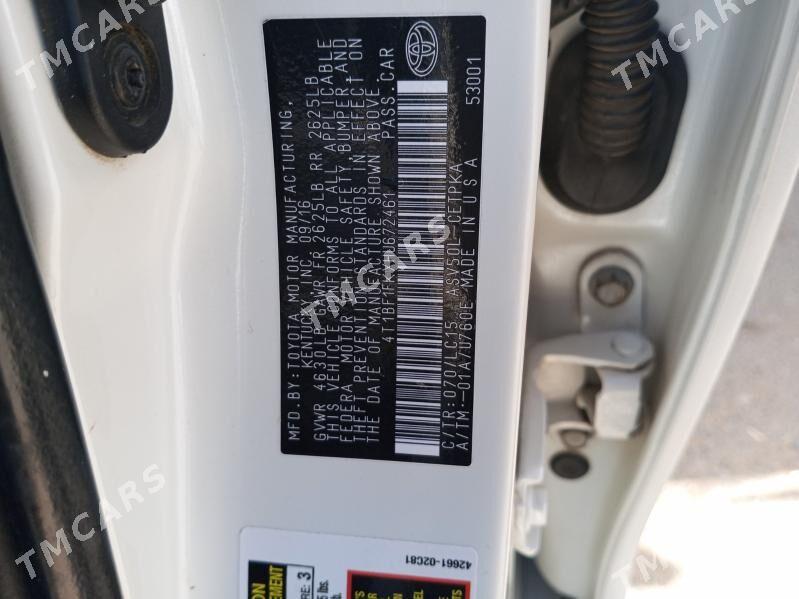 Toyota Camry 2016 - 259 000 TMT - Ашхабад - img 4