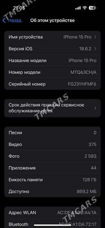 Iphone 15 pro - Ашхабад - img 1