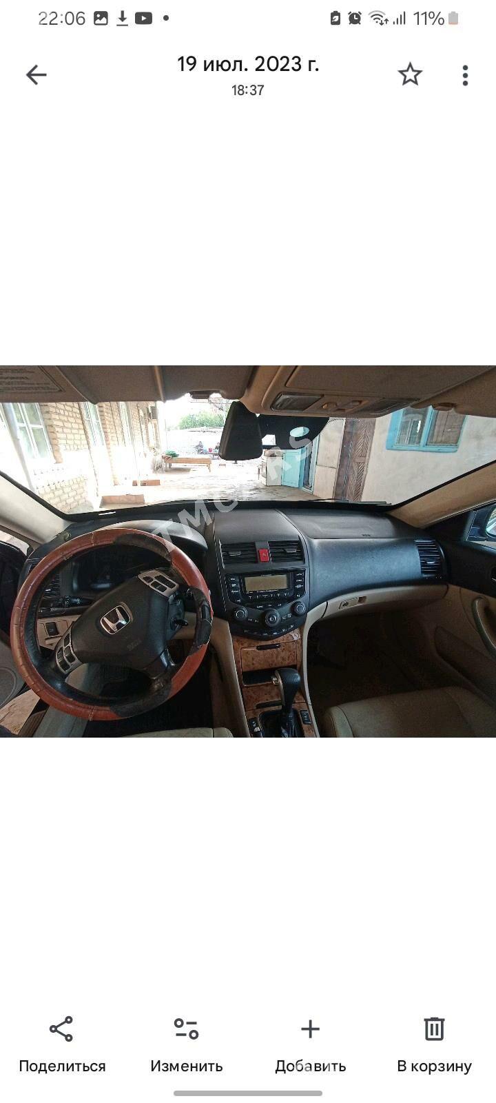 Honda Accord 2005 - 65 000 TMT - Мары - img 5