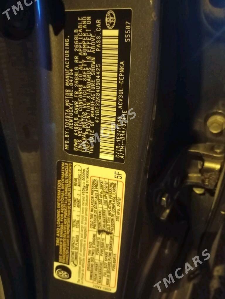 Toyota Camry 2004 - 150 000 TMT - Мары - img 8