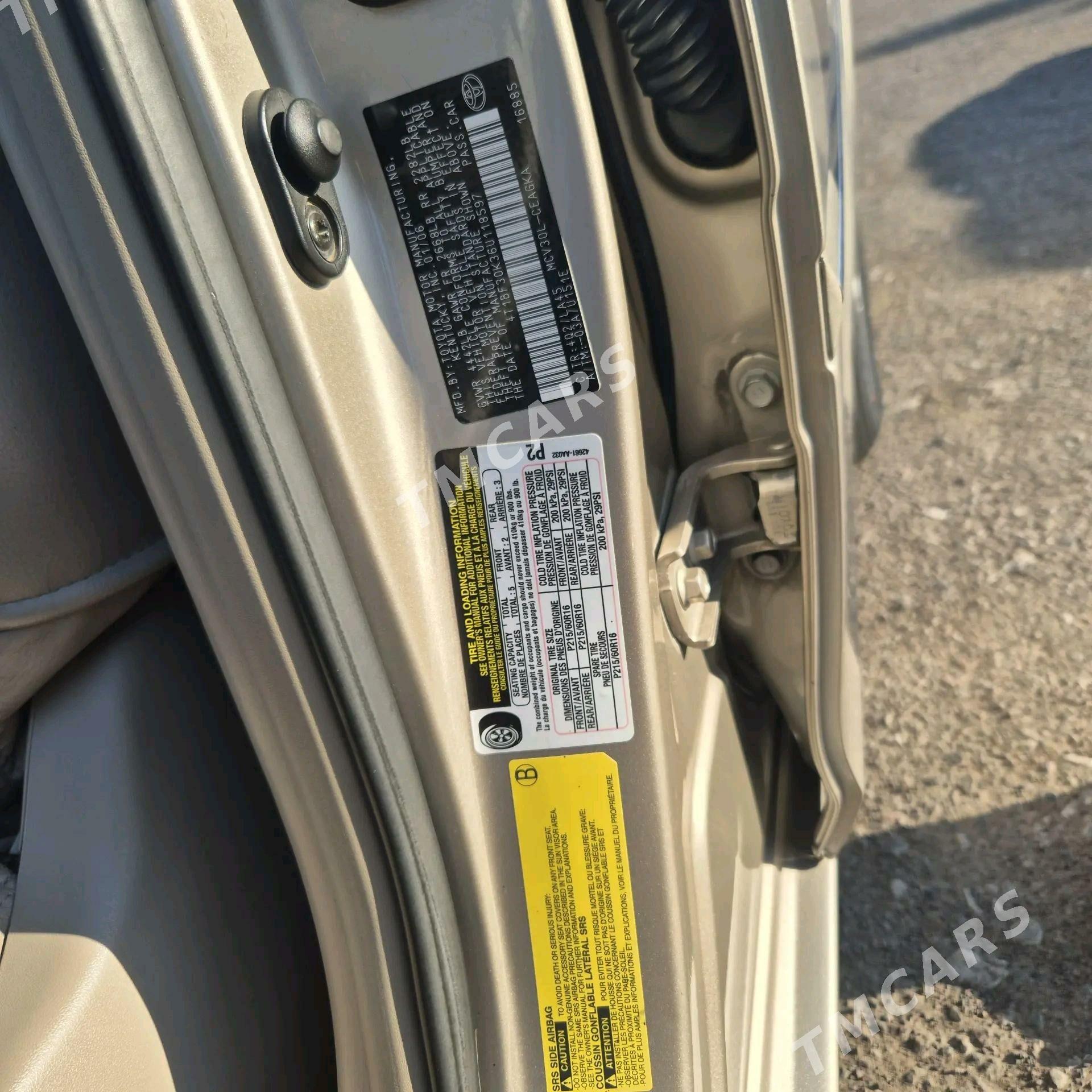Toyota Camry 2006 - 225 000 TMT - Туркменбаши - img 7