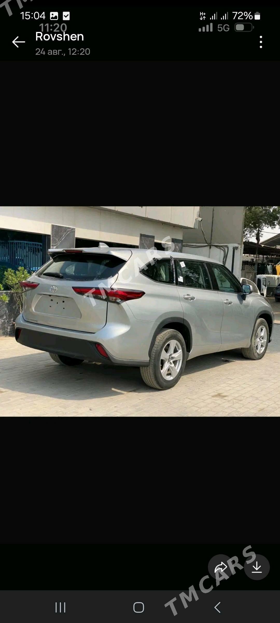 Toyota Highlander 2020 - 465 000 TMT - Дянев - img 5