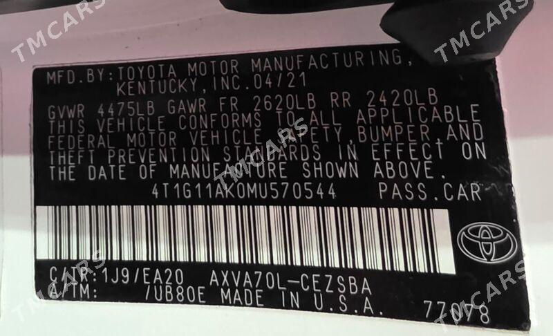 Toyota Camry 2021 - 240 000 TMT - Aşgabat - img 4