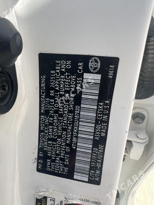 Toyota Camry 2016 - 236 000 TMT - Ашхабад - img 2