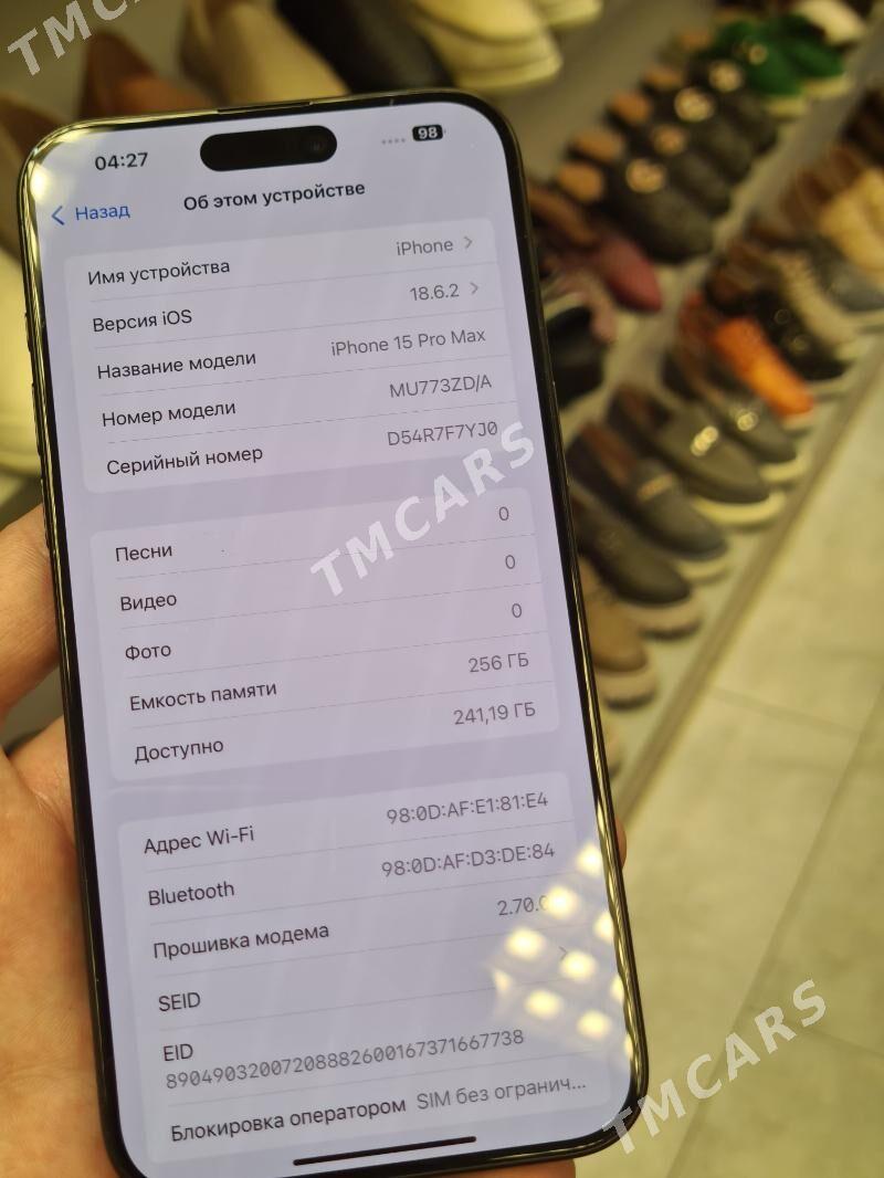 IPHONE 15 PRO MAX 256GB - Ашхабад - img 3