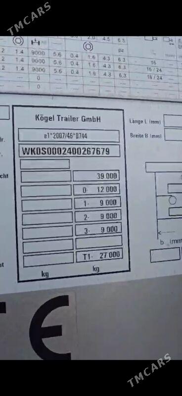 Kogel Cargo 2021 - 460 000 TMT - Ашхабад - img 6