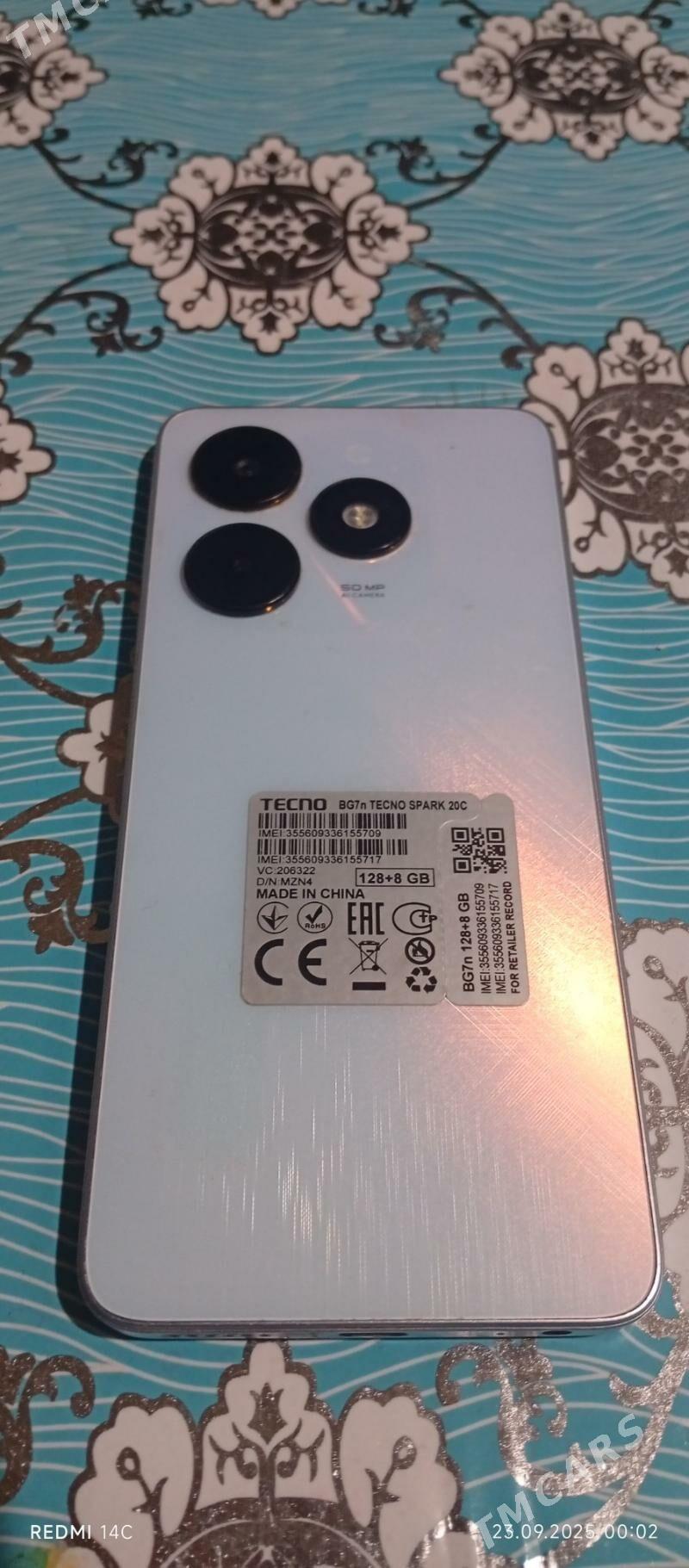 Tecno Spark 20c - Туркменабат - img 2