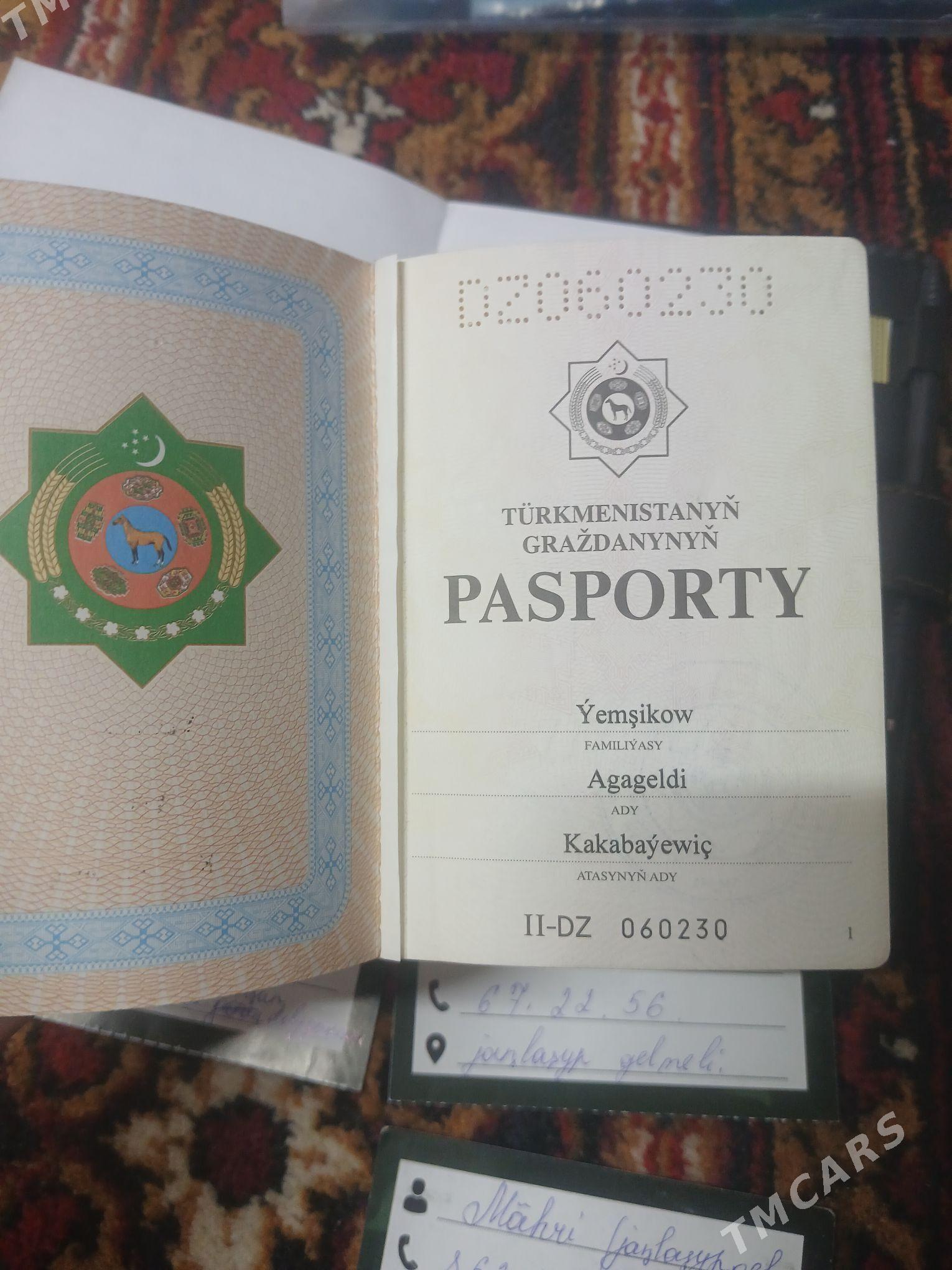 Pasport tapdym - Дашогуз - img 2