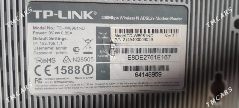 adsl router tplink 8961 - Гёкдепе - img 5