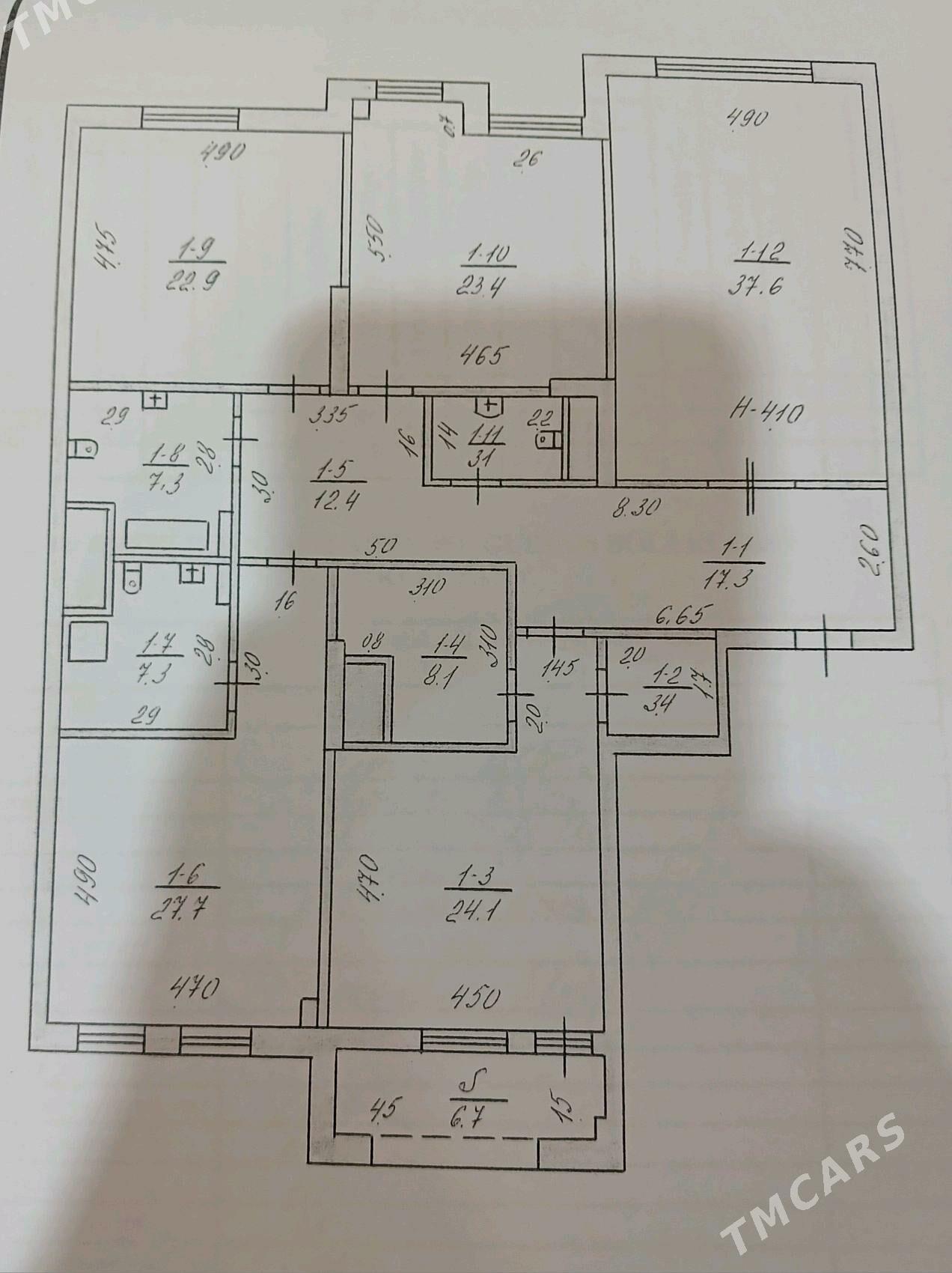 Чехова Элитка 6эт 4ком - Aşgabat - img 8