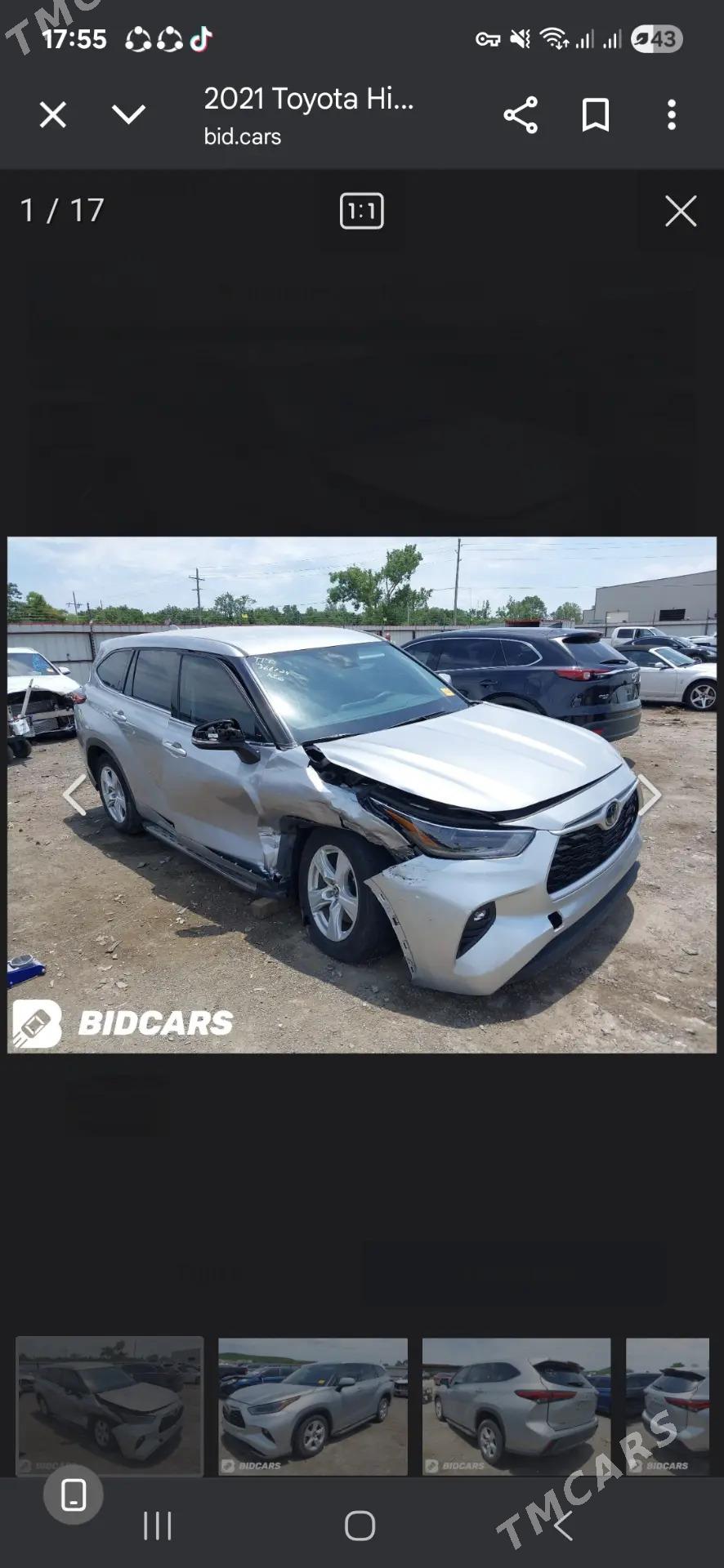 Toyota Highlander 2021 - 520 000 TMT - Baýramaly - img 4