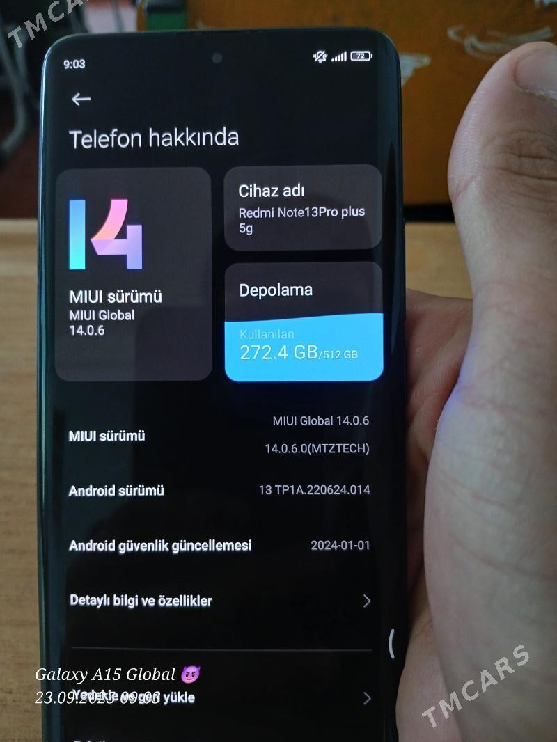 redmi note 13pro plus 12/512 - Дашогуз - img 2