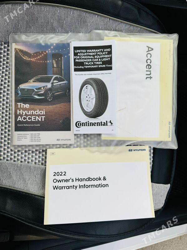 Hyundai Accent 2022 - 200 000 TMT - Ашхабад - img 3
