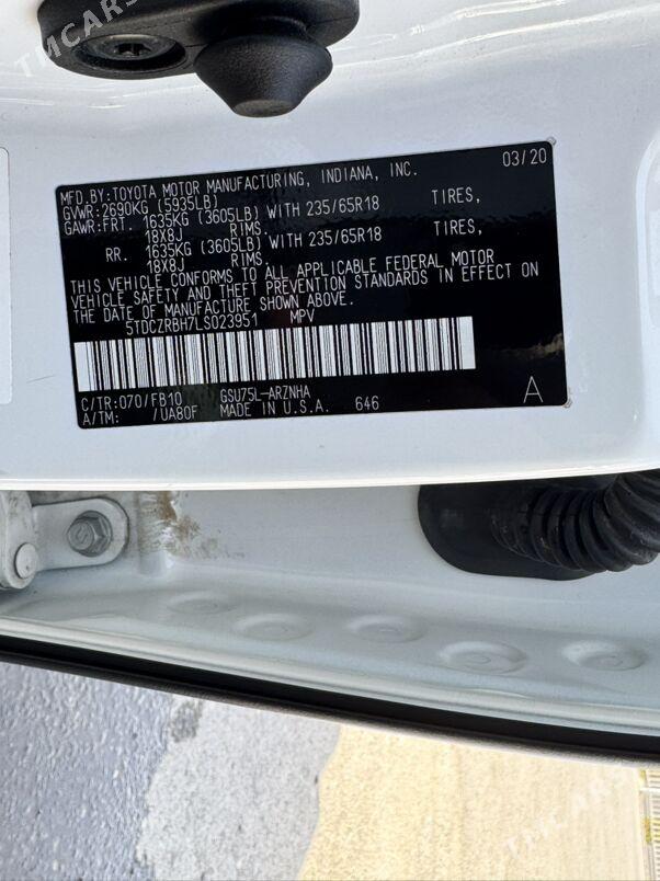 Toyota Highlander 2020 - 525 000 TMT - Aşgabat - img 9