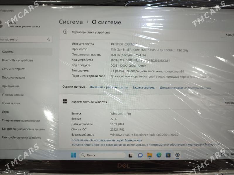 Dell Notebook I7-11th gen, - Туркменбаши - img 2