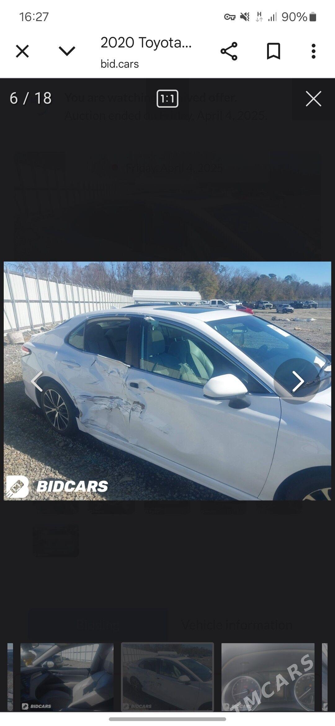 Toyota Camry 2020 - 345 000 TMT - Mary - img 7