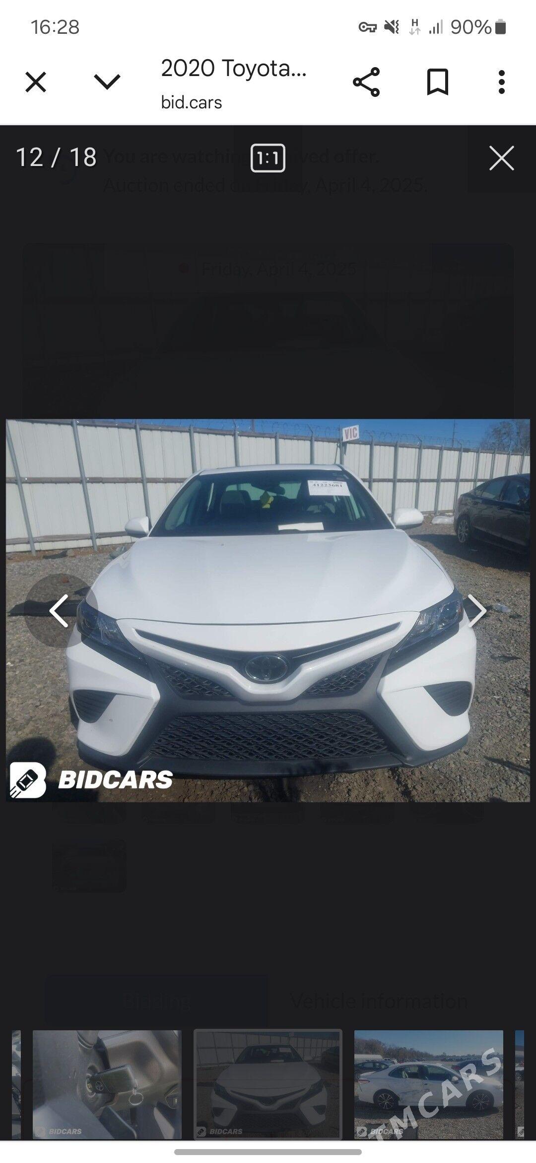 Toyota Camry 2020 - 345 000 TMT - Mary - img 9