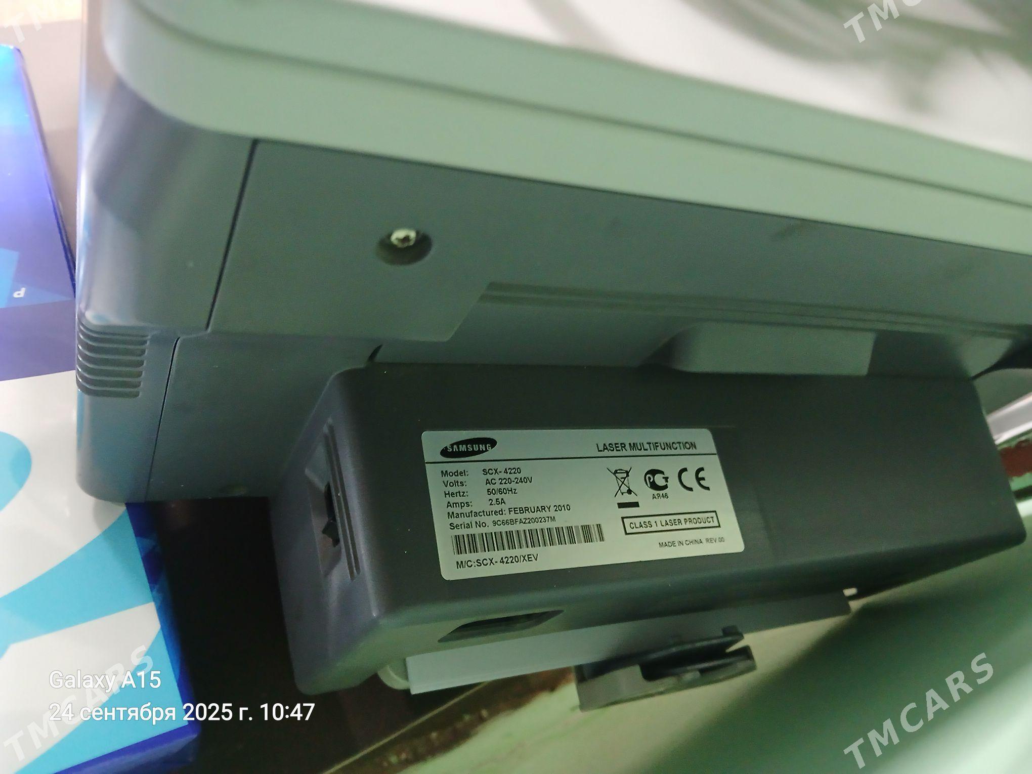 Samsung SCX4220 kopiyaly - Şabat etr. - img 2