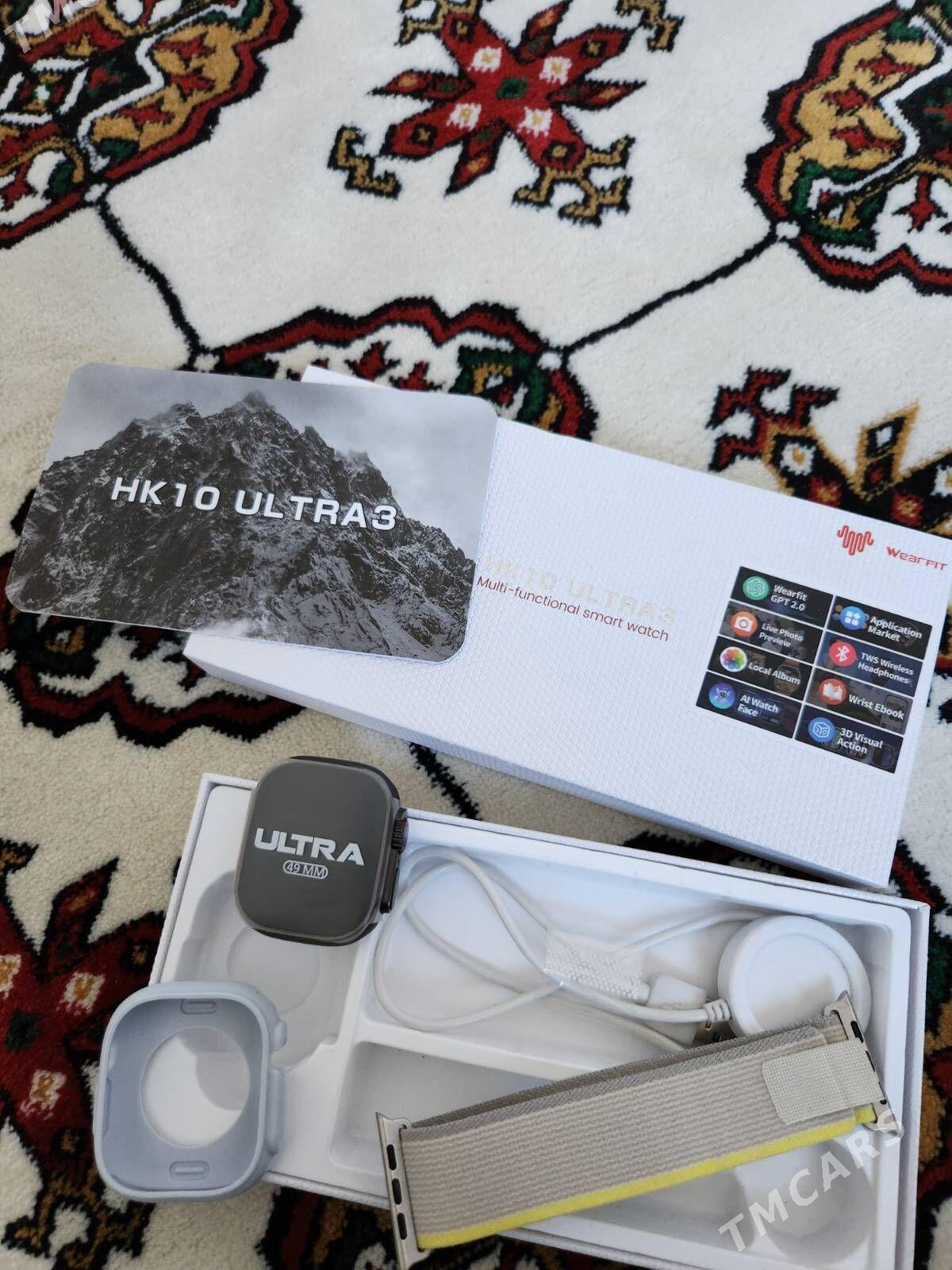 Apple watch 1:1 HK 10 ULTRA 3 - Aşgabat - img 2