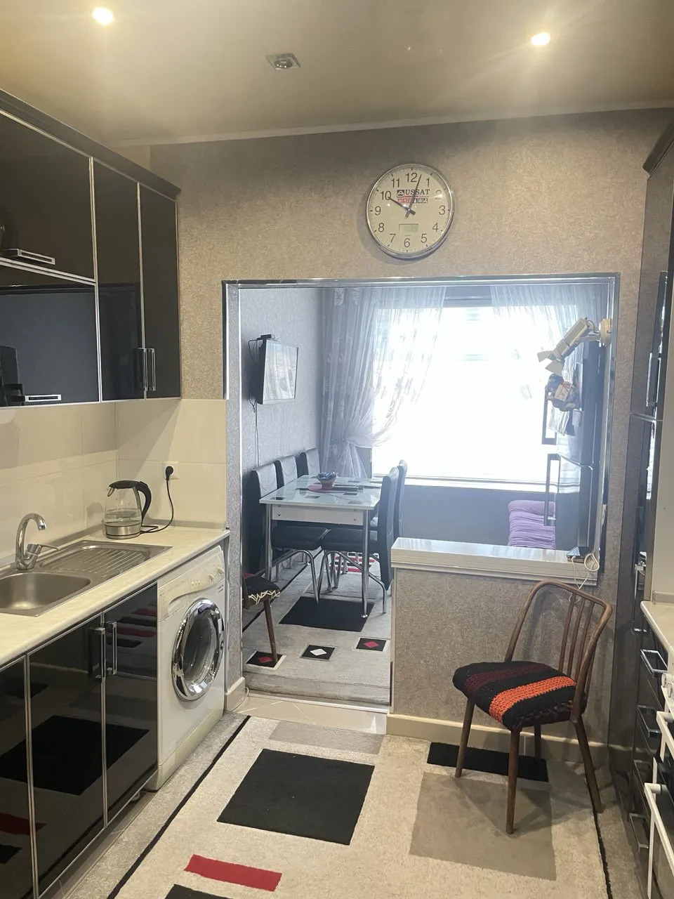 3 ком 9/7 этаж Мир 1 Евро - Aşgabat - img 4