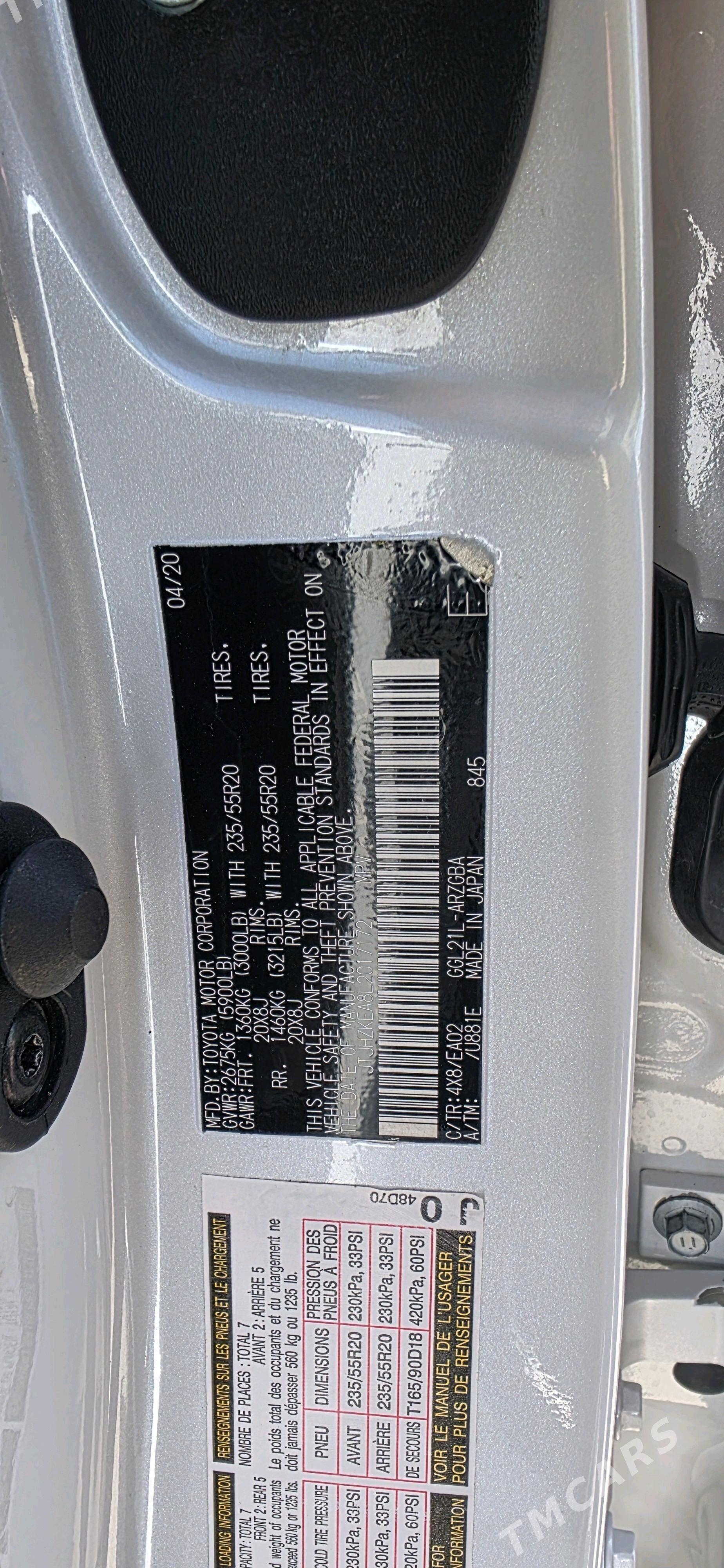 Lexus RX 350 2020 - 572 000 TMT - Podwoýski köç. (Bitarap Türkmenistan şaýoly) - img 6