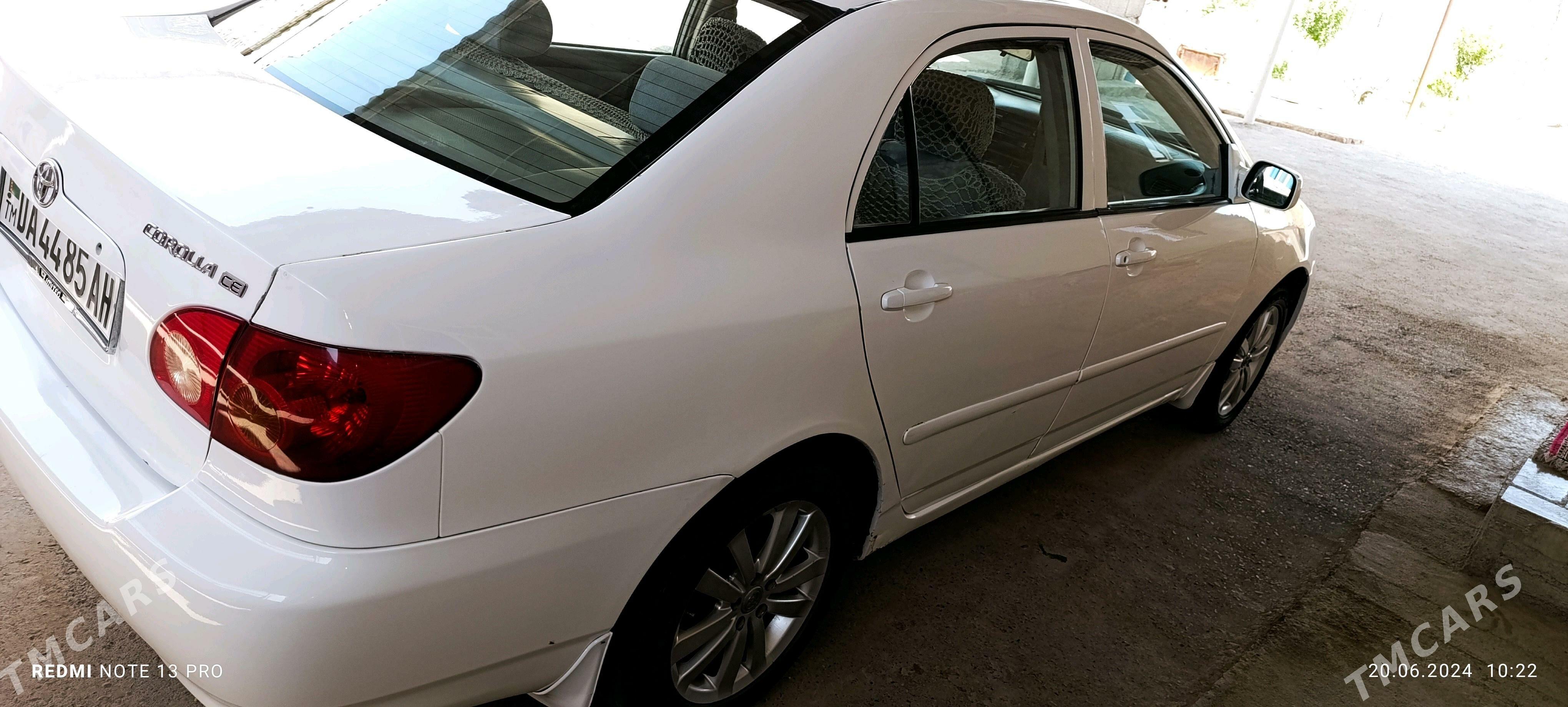 Toyota Corolla 2003 - 120 000 TMT - Теджен - img 9