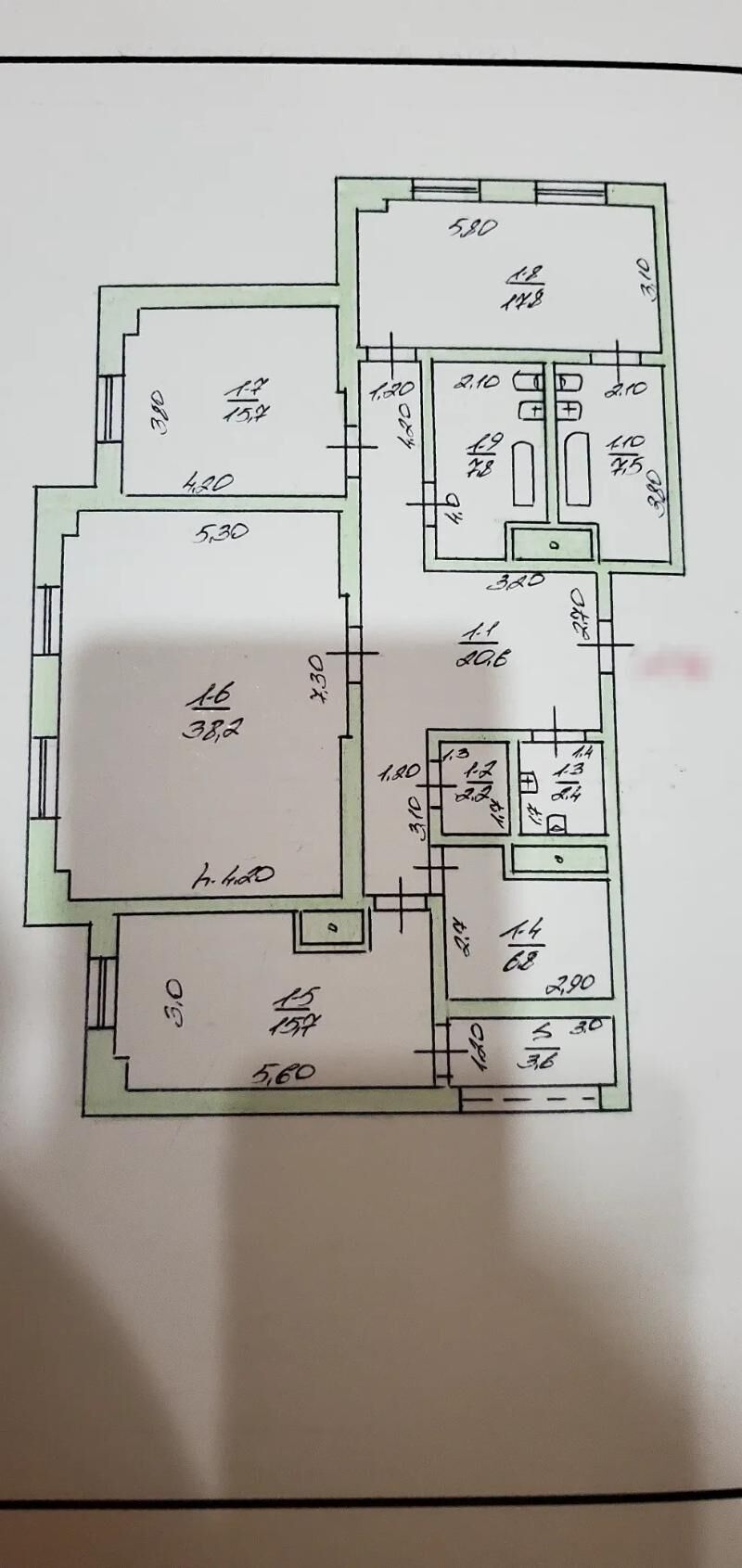 Elitka Podwoiskay 3 kom 5 etaj - Aşgabat - img 10