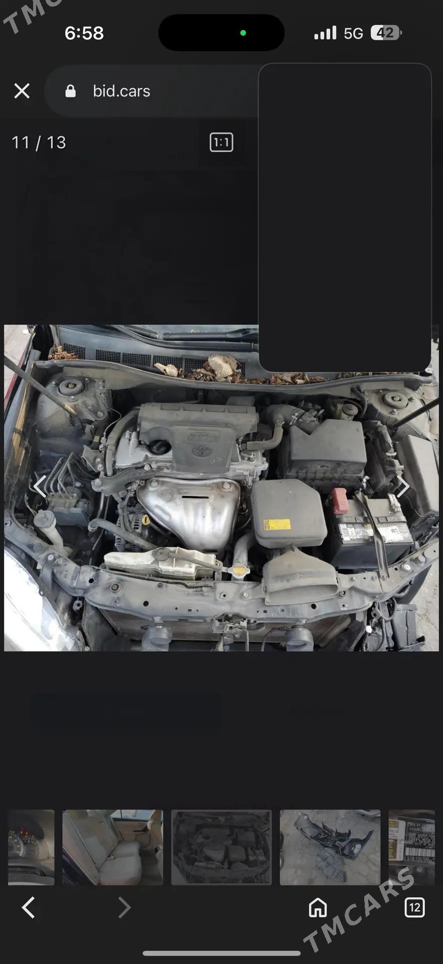 Toyota Camry 2014 - 225 000 TMT - Мары - img 2