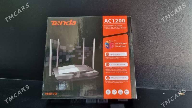 wi fi router tenda v12 - Ашхабад - img 2