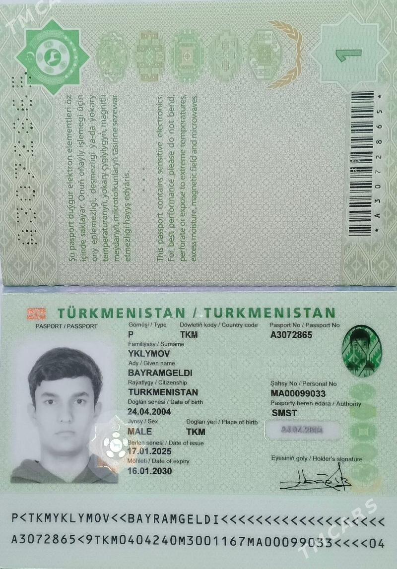 Zagran pasport pasport - Aşgabat - img 5