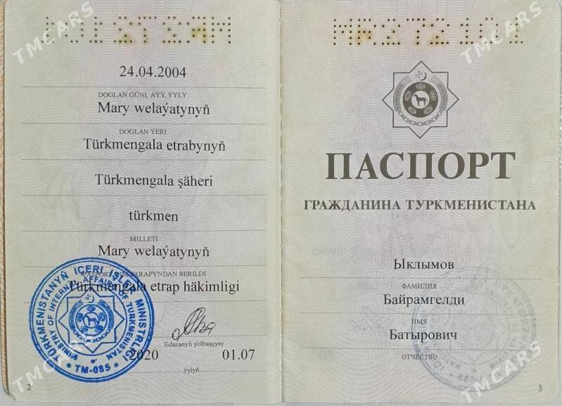 Zagran pasport pasport - Aşgabat - img 3
