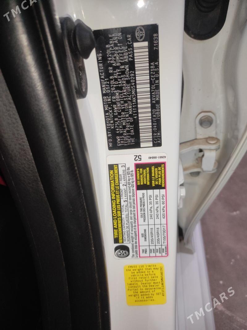 Toyota Camry 2021 - 329 000 TMT - Векильбазар - img 10