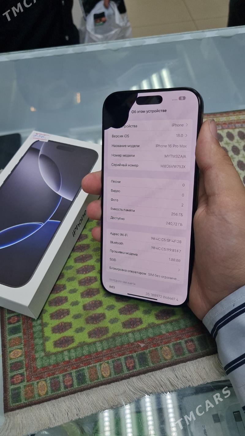 16pro max 256gb 100% zaa - Ашхабад - img 9