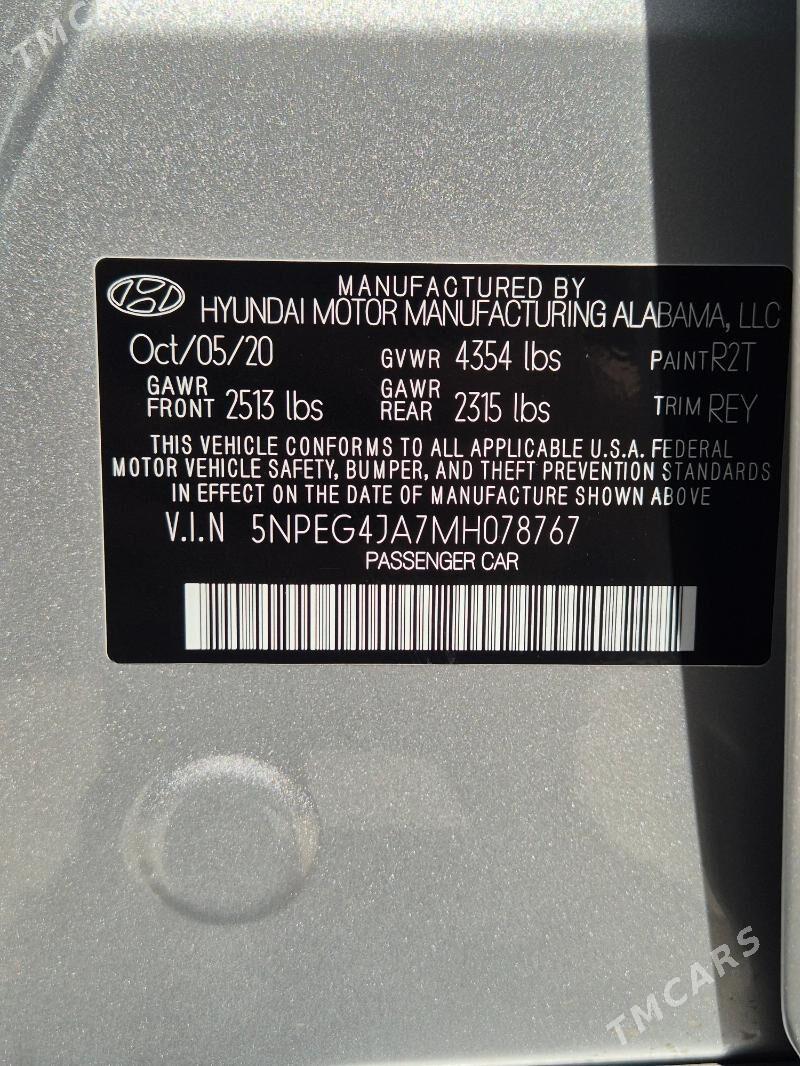 Hyundai Sonata 2021 - 270 000 TMT - Kerki - img 9