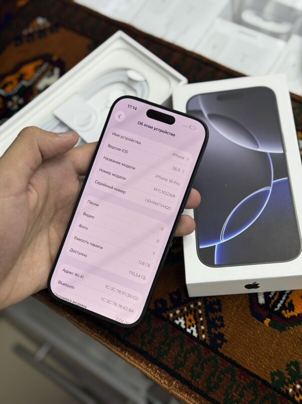 iPhone 16 pro 128gb 94%zz/a - Garaşsyzlygyň 15 ýyllygy Söwda Merkezi - img 6