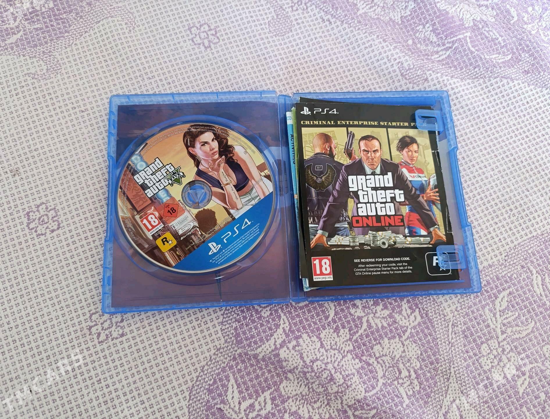 playstation 4/5 Disk GTA5 - Aşgabat - img 2