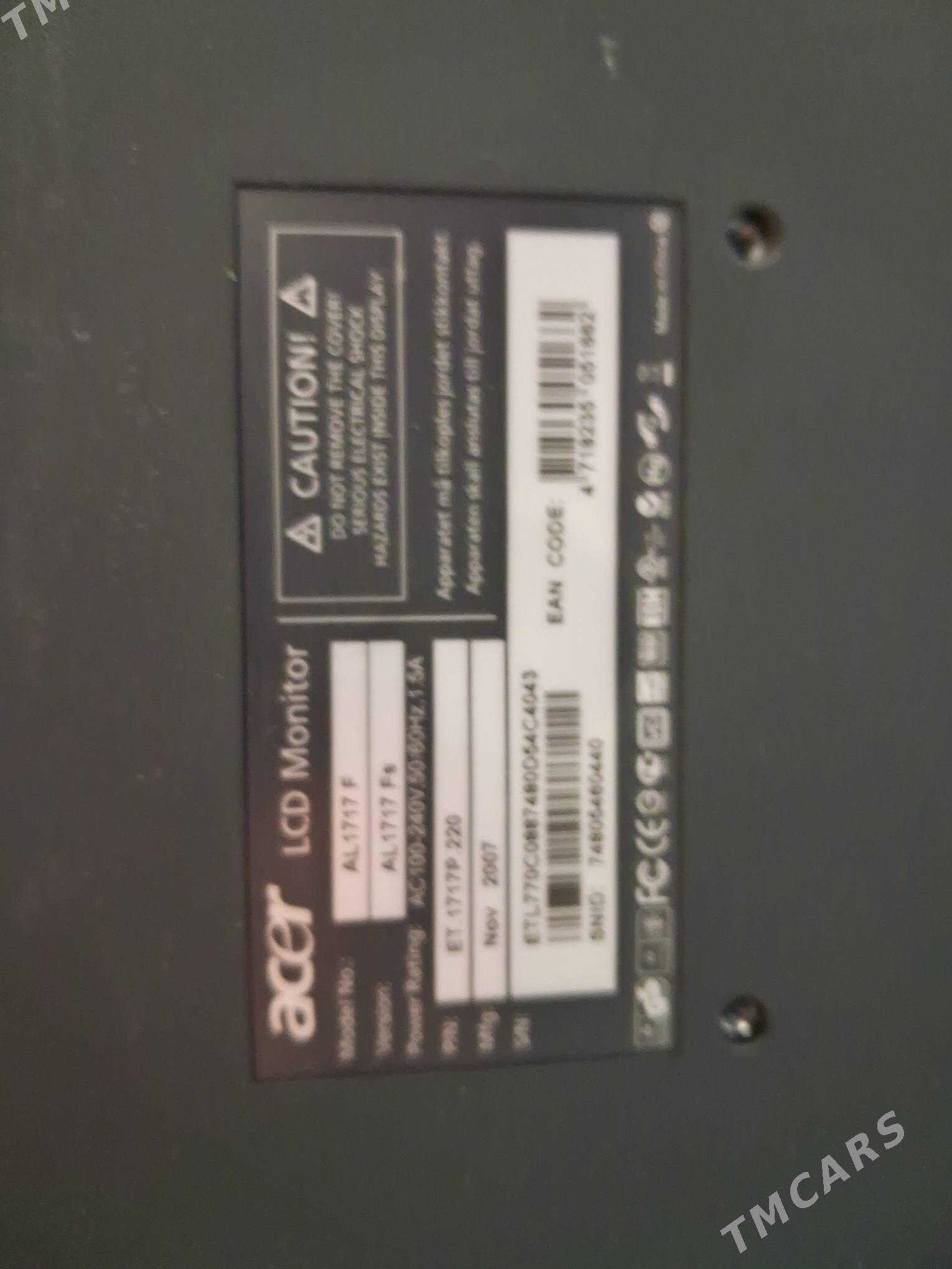Monitor Acer zapchasa - Мары - img 2
