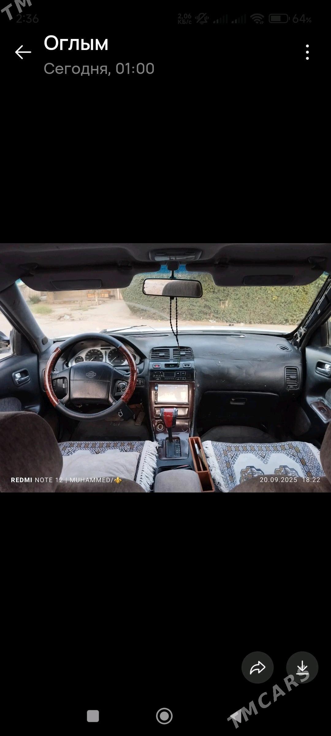Nissan Cefiro 1996 - 30 000 TMT - Türkmenabat - img 2