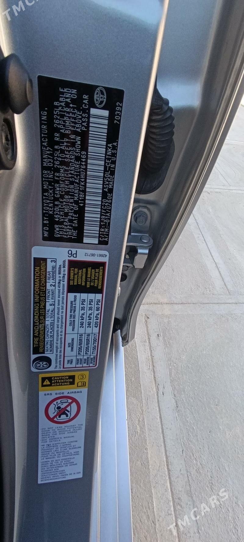 Toyota Camry 2017 - 270 000 TMT - Balkanabat - img 2