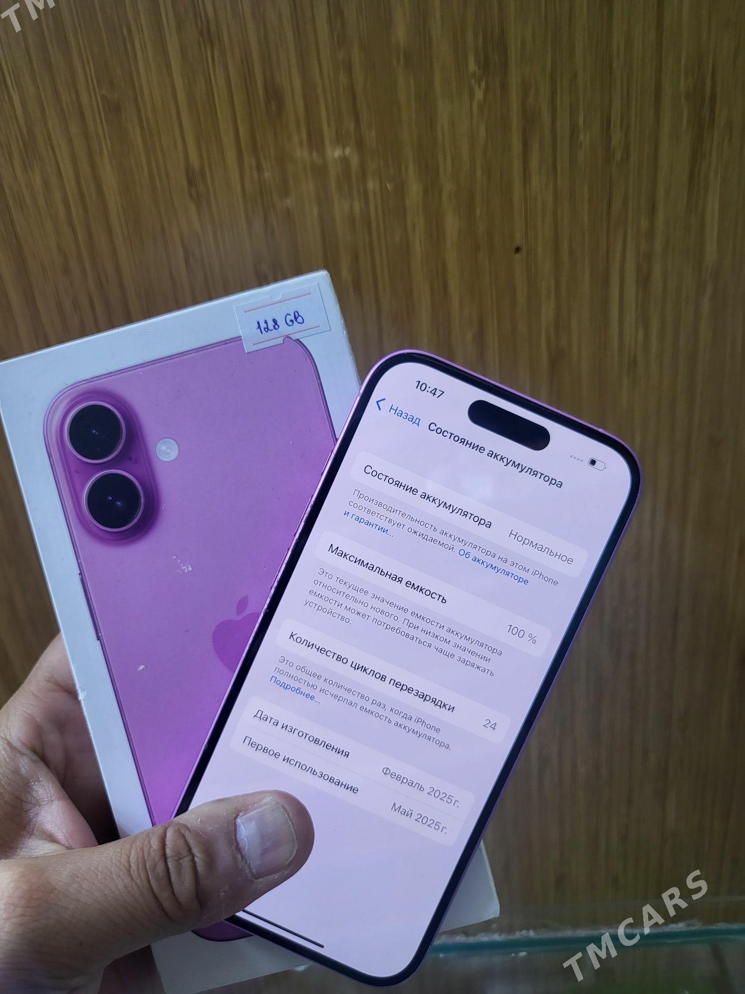 iPhone 16 ozi 128 gb - Aşgabat - img 2