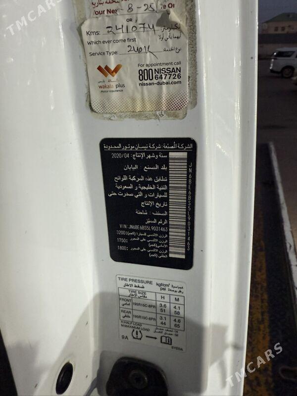 Nissan Urvan 2020 - 325 000 TMT - Mary - img 10