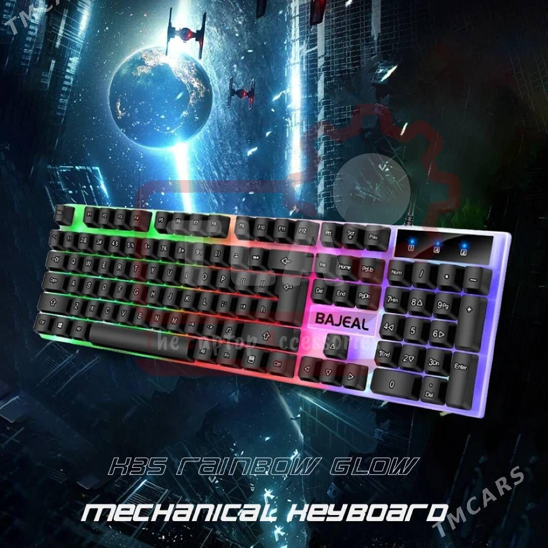 клавиатура+ мышь RGB Bajeal - Türkmenabat - img 2