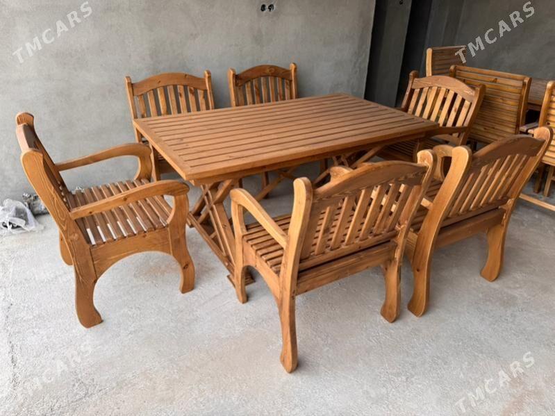 agaç stol kamplekt - Мары - img 2