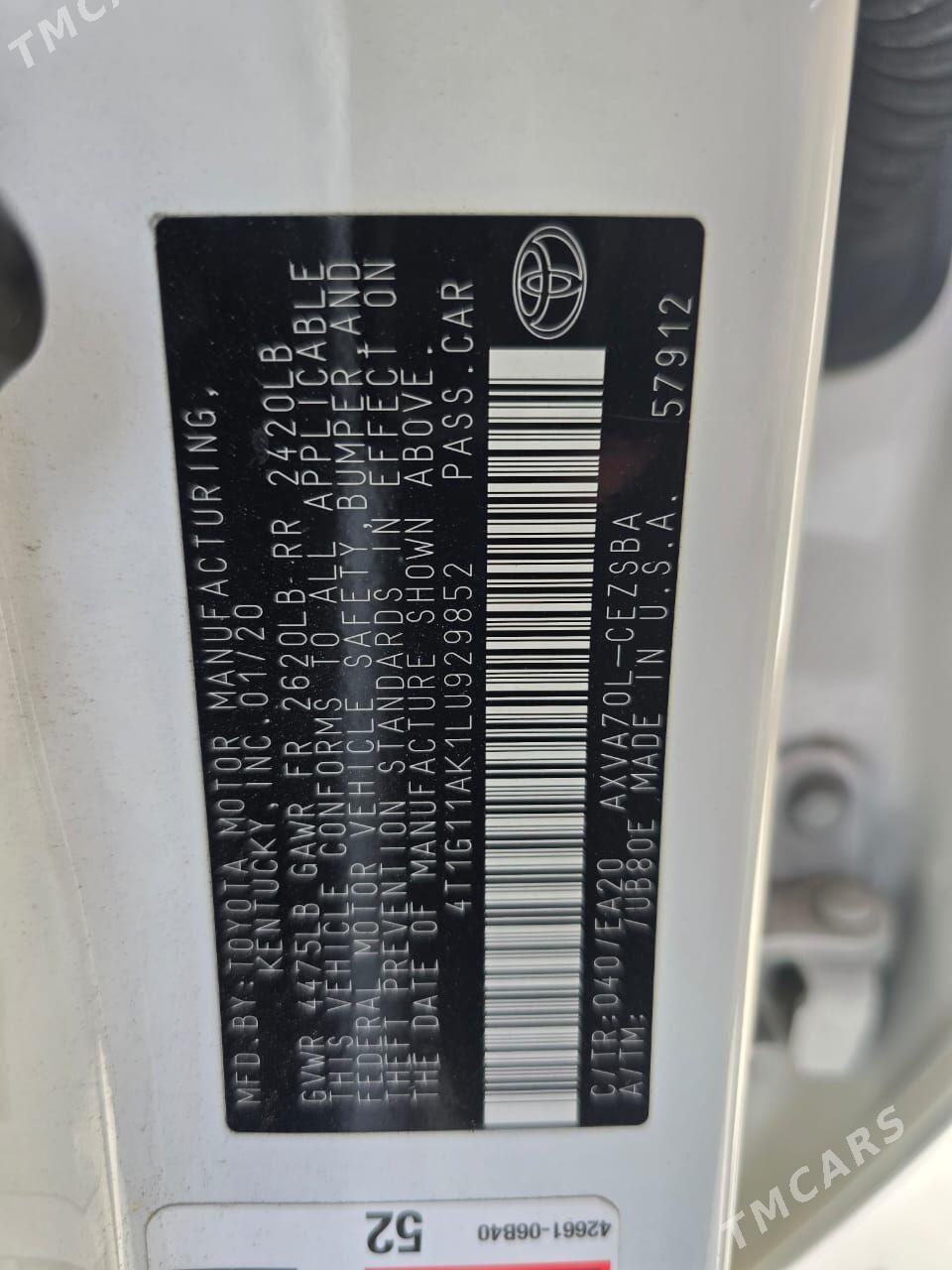 Toyota Camry 2020 - 320 000 TMT - Aşgabat - img 6